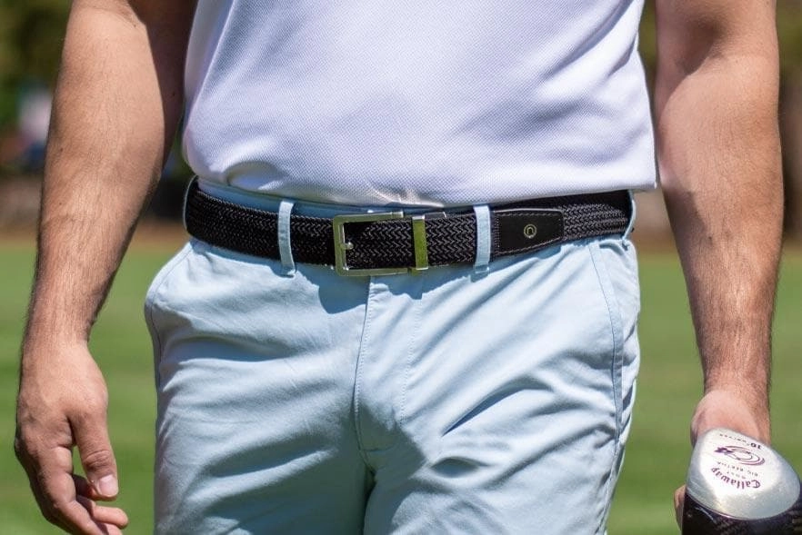 Nexbelt Braided Black Golf Belt 1.38 [35mm]