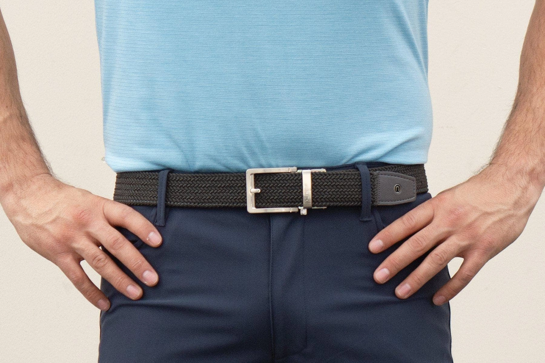 Nexbelt Braided Grey Golf Belt 1.38 [35mm]