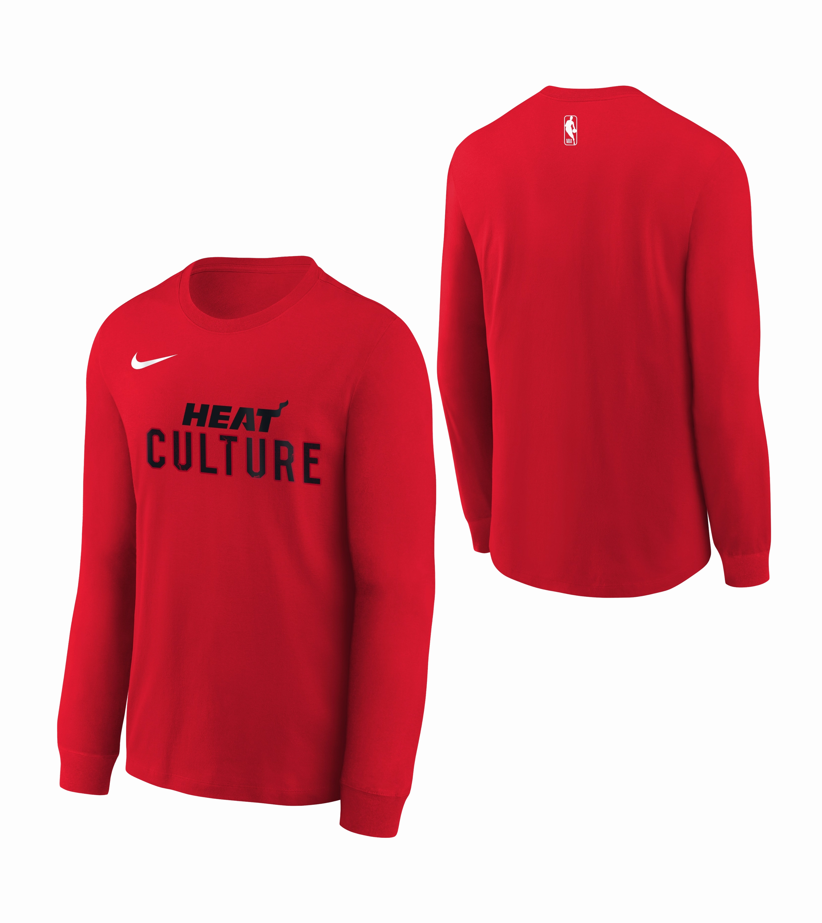 Nike HEAT Culture: Blood Red Youth Long Sleeve Tee