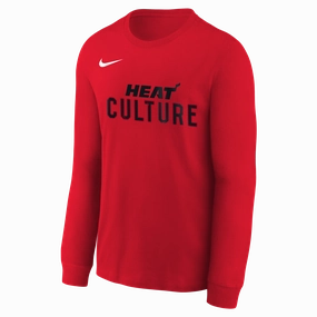 Nike HEAT Culture: Blood Red Youth Long Sleeve Tee