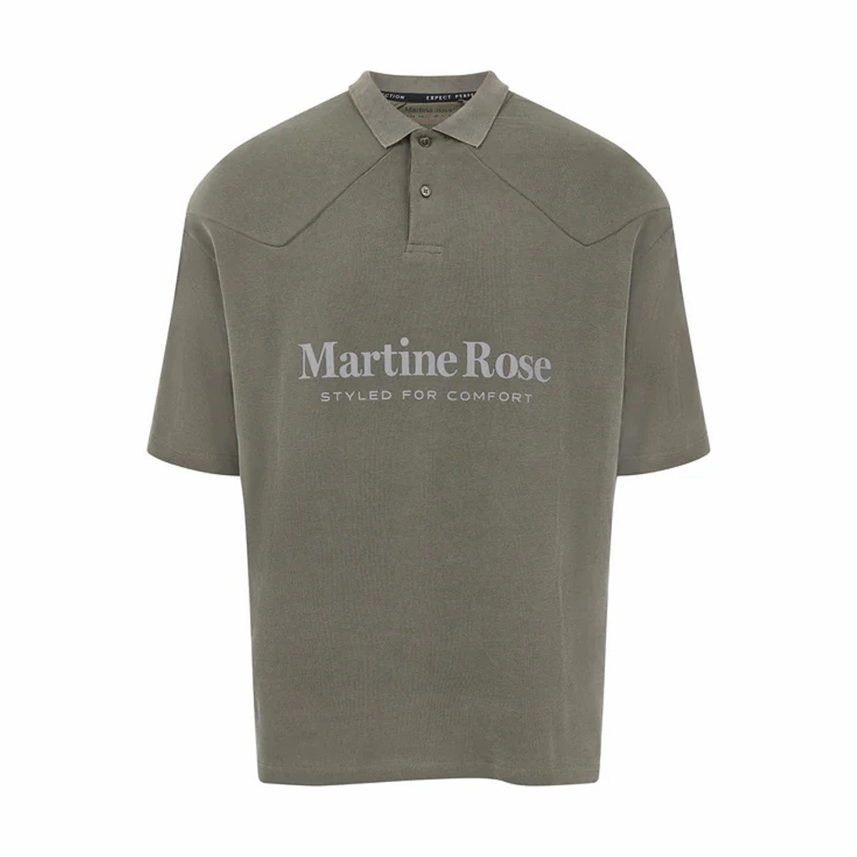 Padded Polo 'Green Khaki Marlboro'