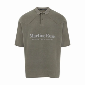 Padded Polo 'Green Khaki Marlboro'