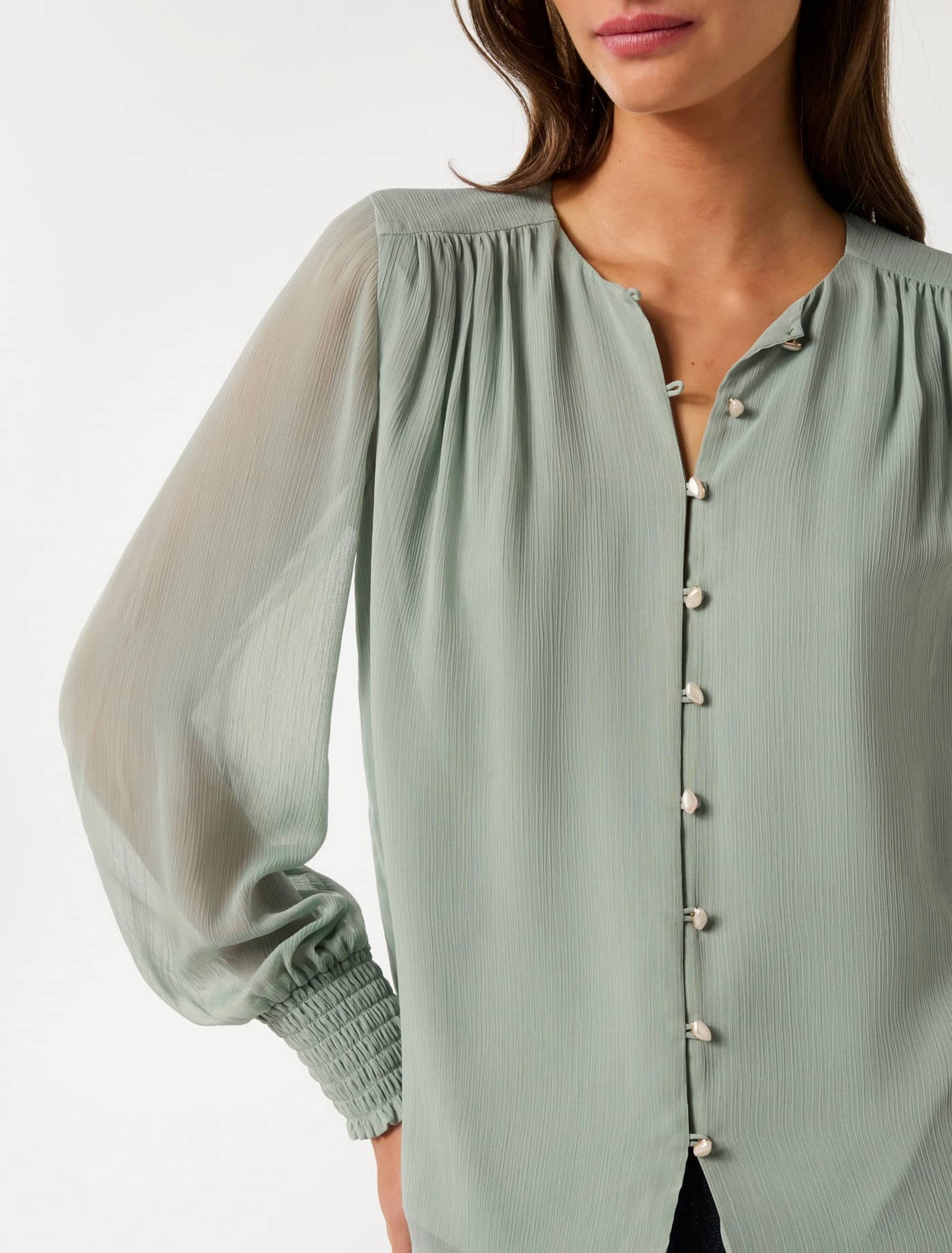 Piper Gathered Yoke Blouse