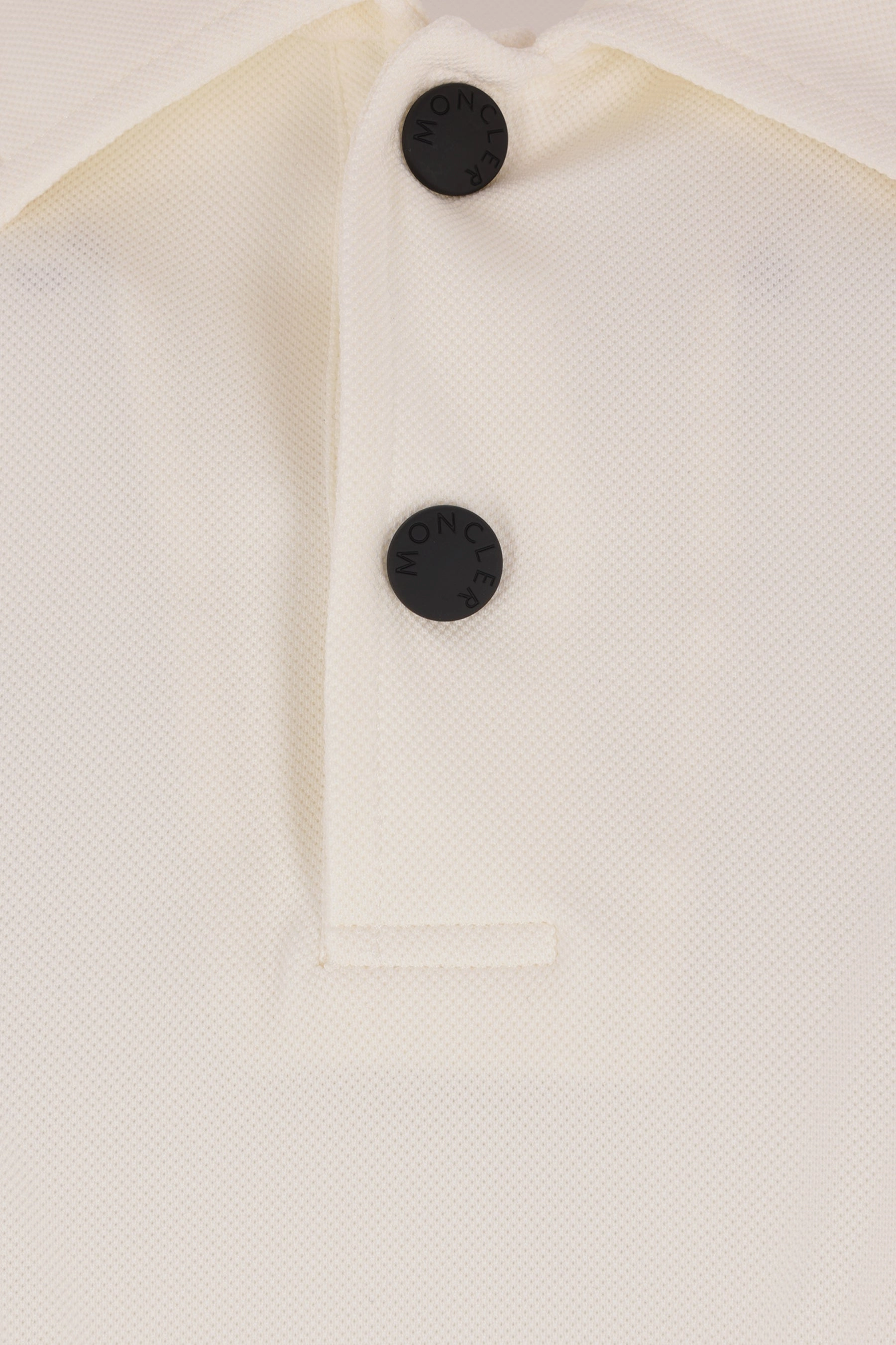 piquet polo shirt with logo patch