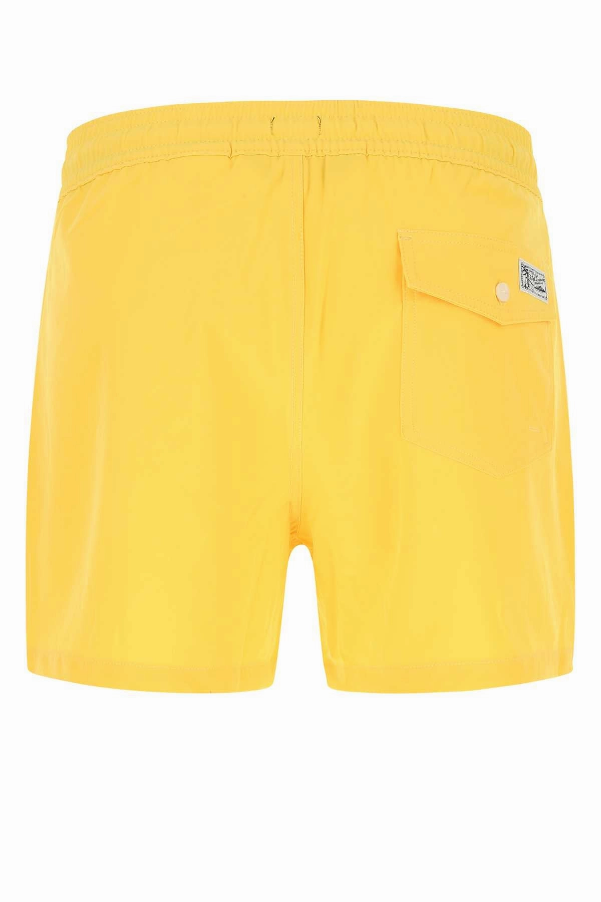 Polo Ralph Lauren Logo Patch Drawstring Swimming Shorts