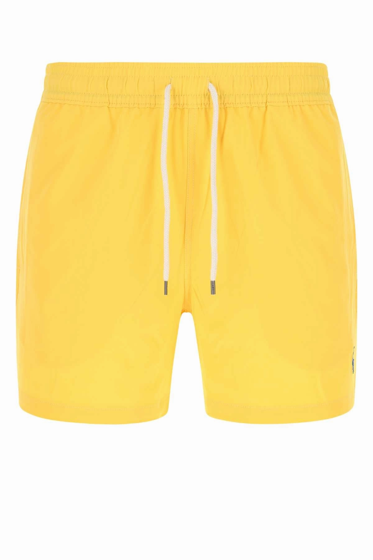 Polo Ralph Lauren Logo Patch Drawstring Swimming Shorts