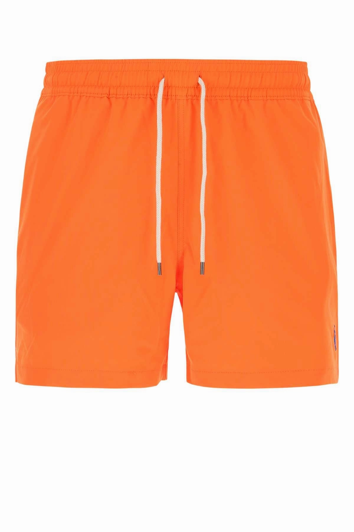 Polo Ralph Lauren Logo Patch Drawstring Swimming Shorts