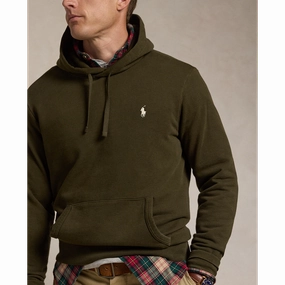 Polo Ralph Lauren LONG-SLEEVE LOOPBACK TERRY HOODIE - DARK LODEN