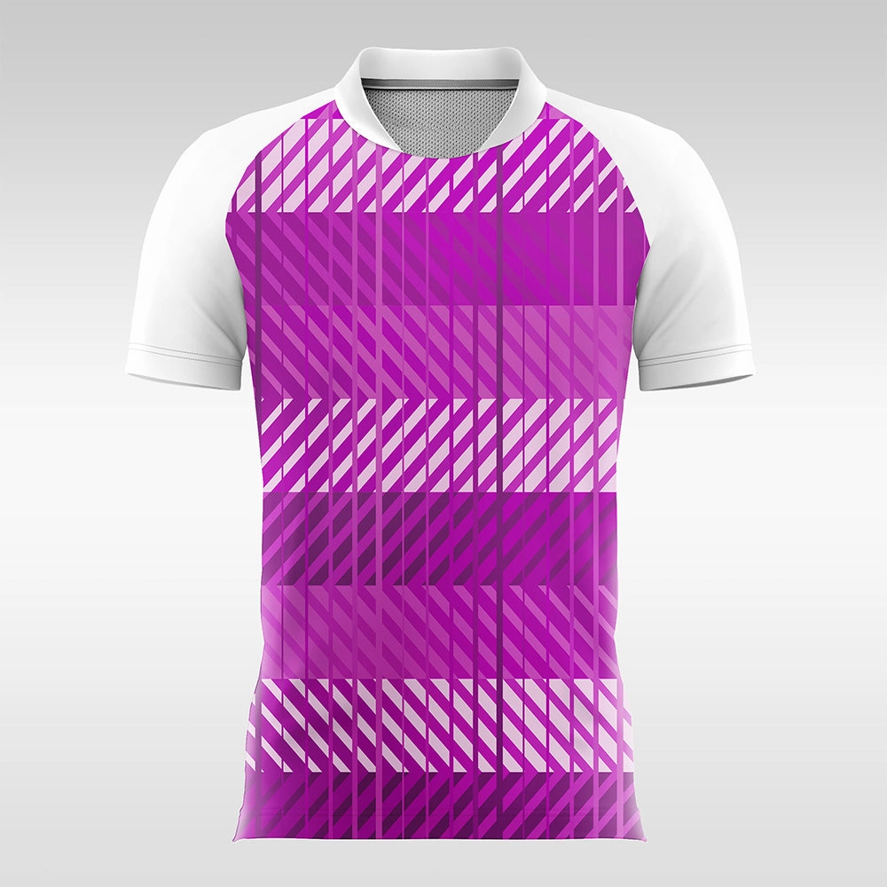 Purple-Ribbon-Men’s Sublimated Soccer Jersey