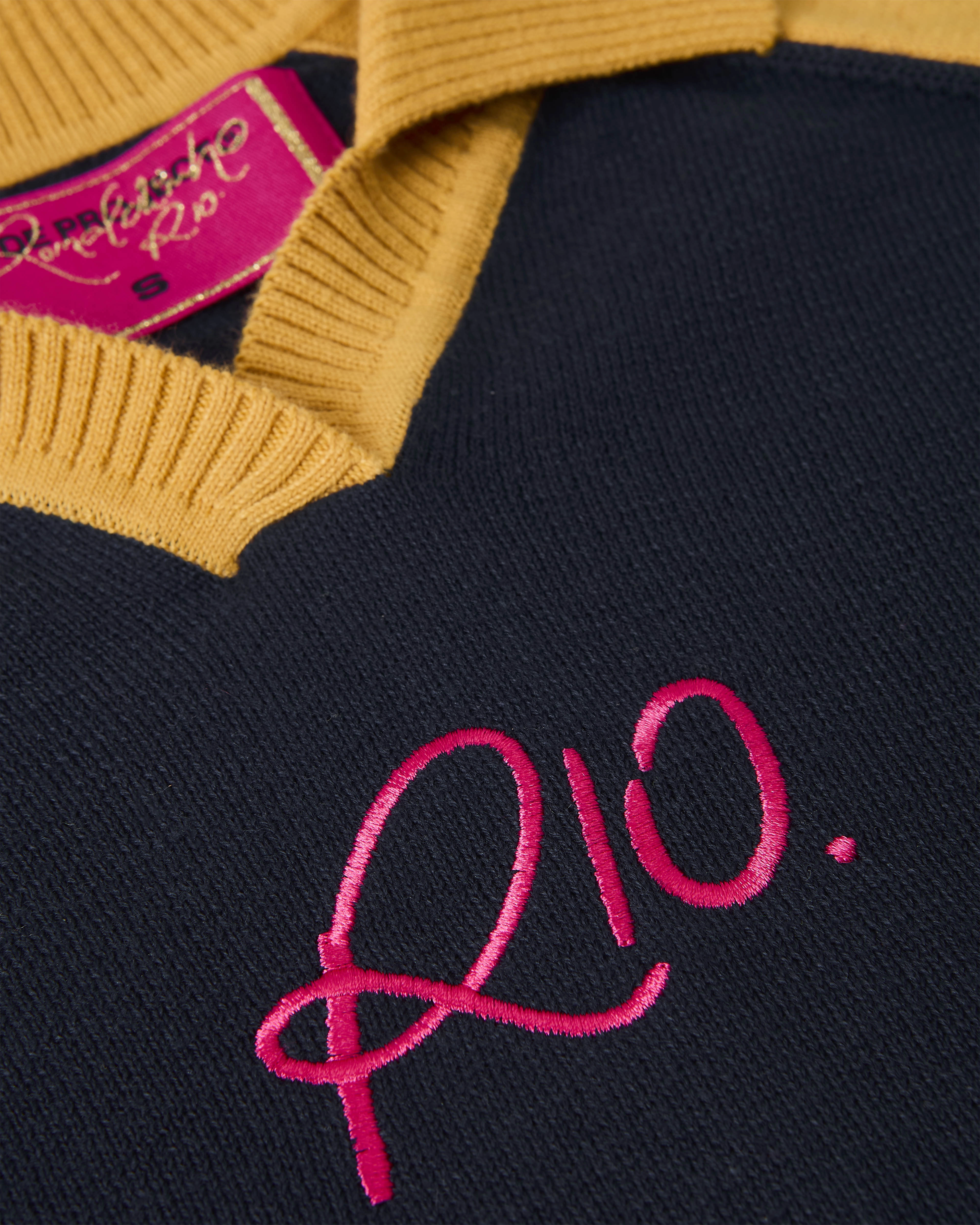 R10 Knit Polo Navy