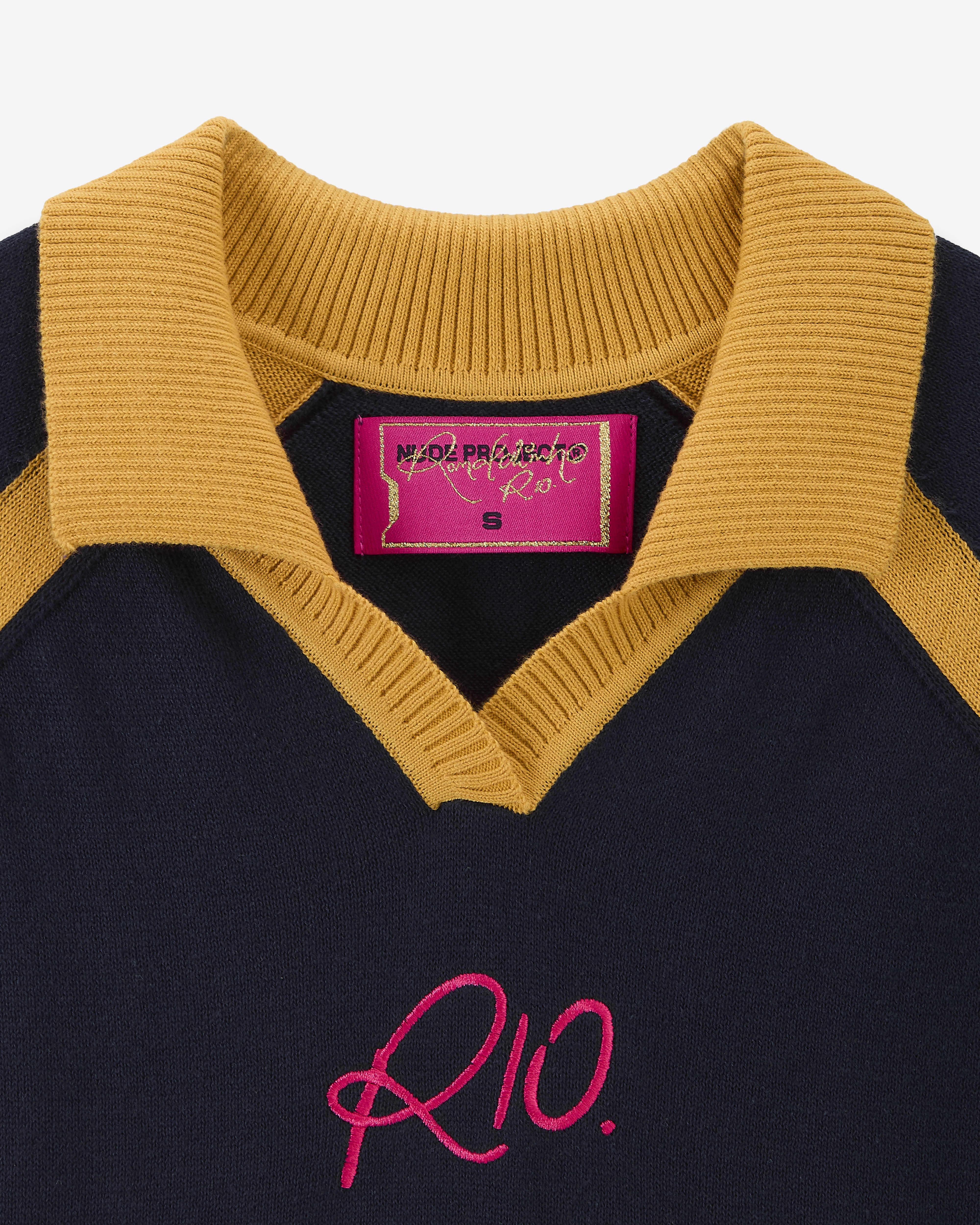 R10 Knit Polo Navy