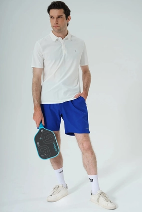Racquet Club Polo Shirt & Verney 5'' Adapt Running Short - White