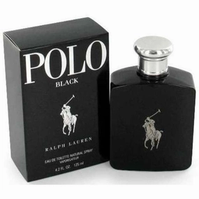 Ralph Lauren IM-4TMA-G8DX Polo Black for Men's Eau De Toilette Spray, 4.2 Ounce
