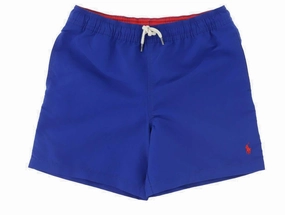 Ralph Lauren Kids Polo Pony Drawstring Swim Shorts