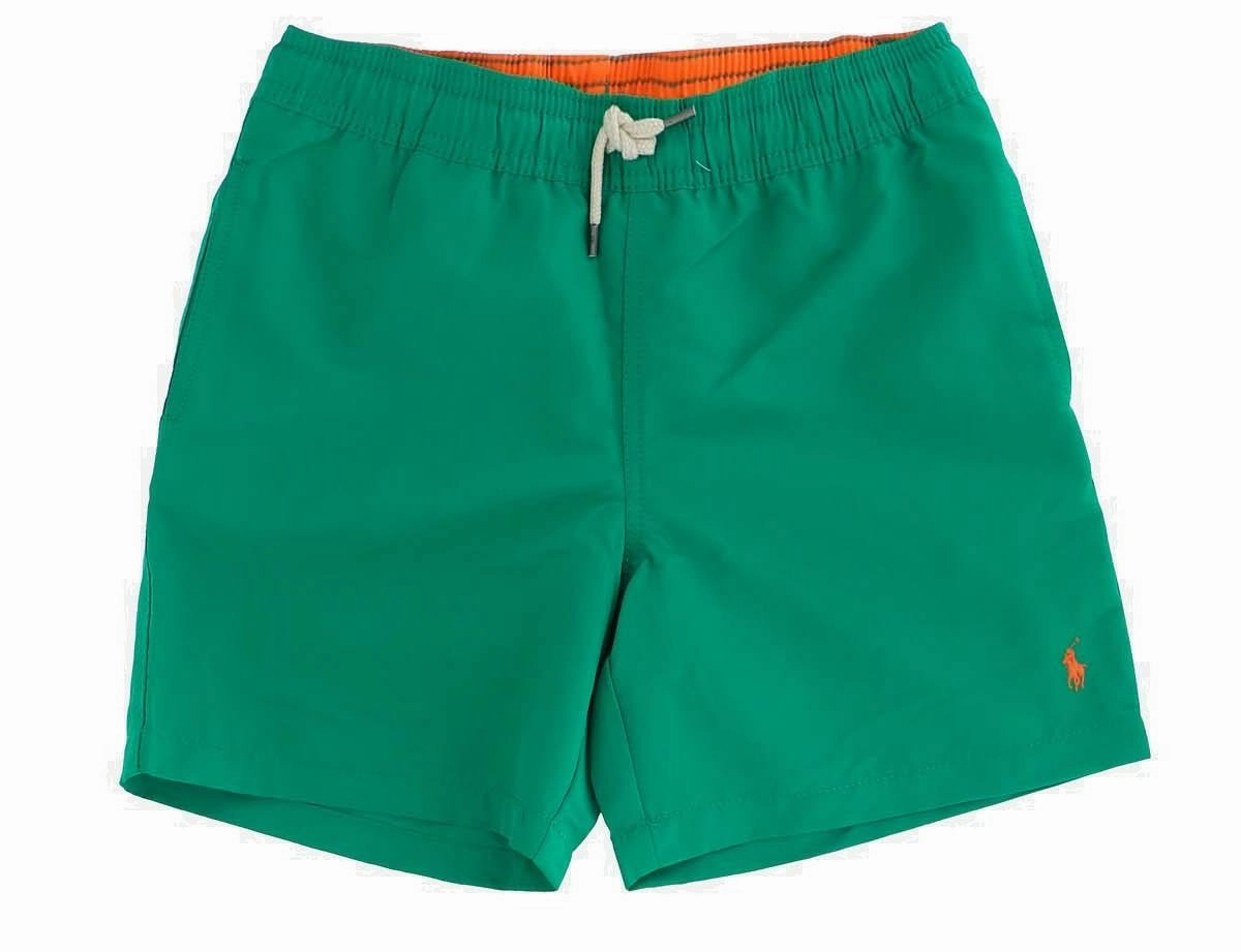 Ralph Lauren Kids Polo Pony Drawstring Swim Shorts