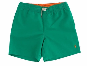 Ralph Lauren Kids Polo Pony Drawstring Swim Shorts
