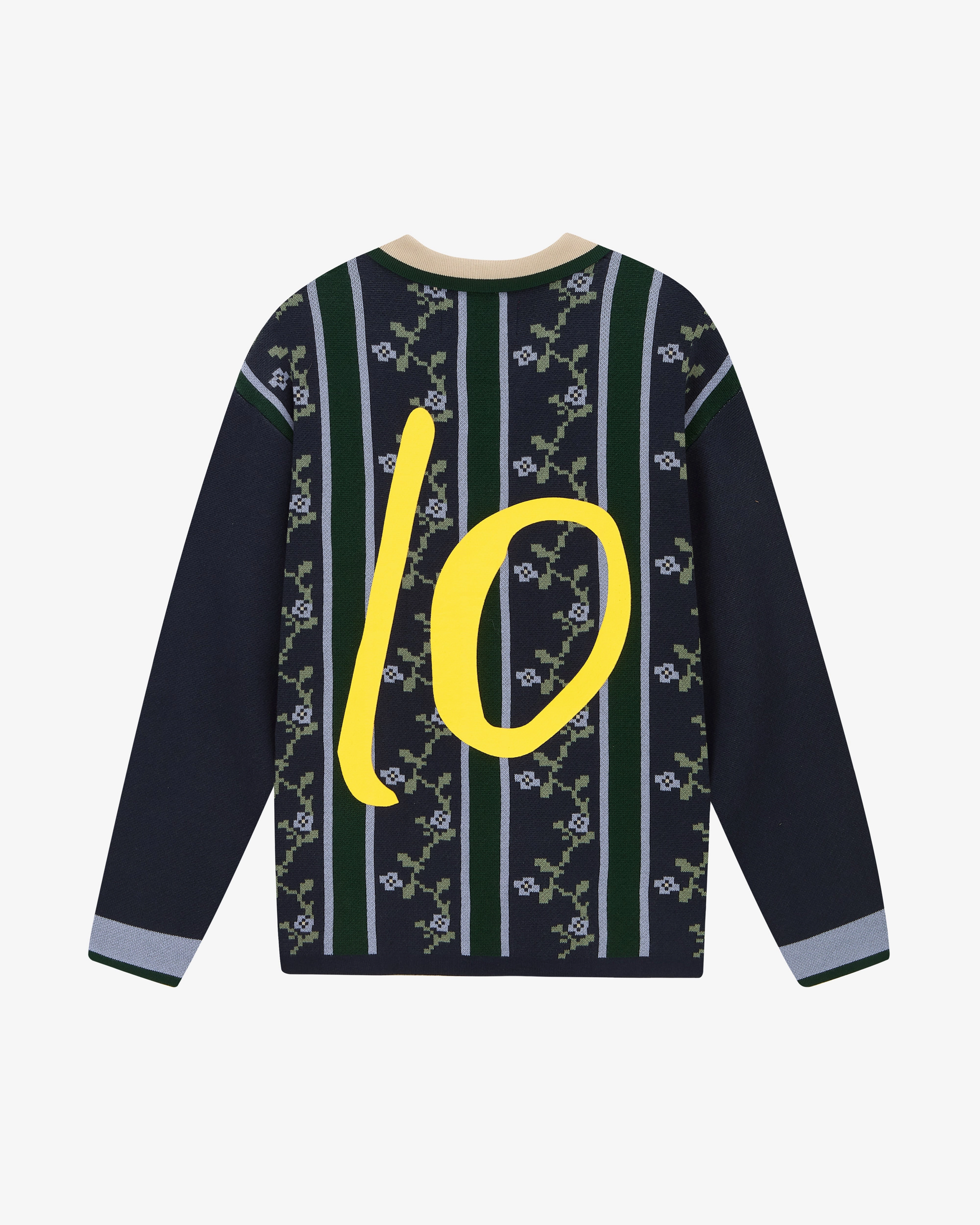 Rosel Football Polo Knit Navy