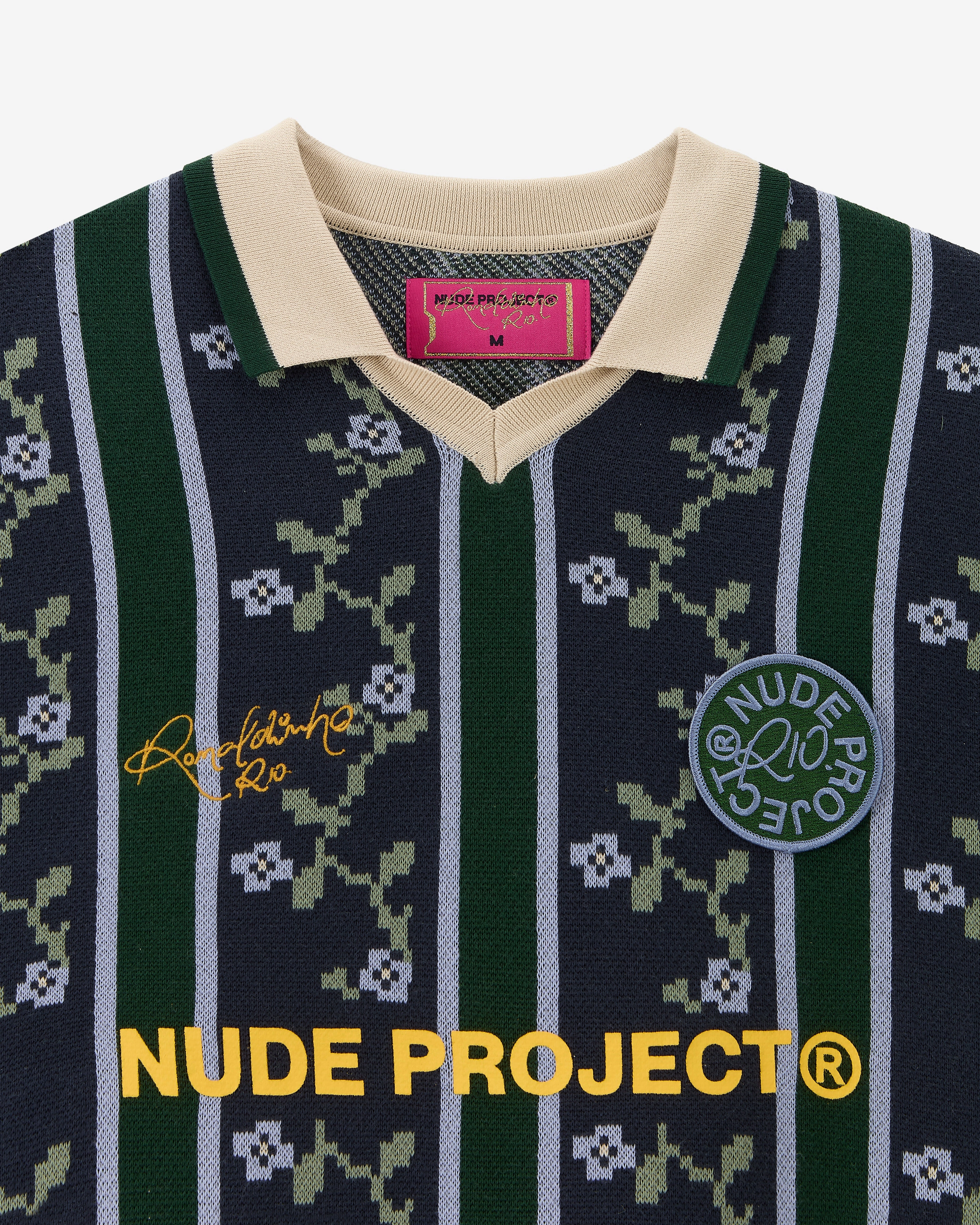 Rosel Football Polo Knit Navy