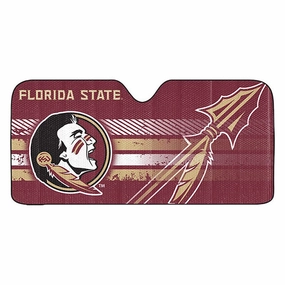 SLS/Fanmats Auto Sunshade with Arrowhead/Seminole Head Design