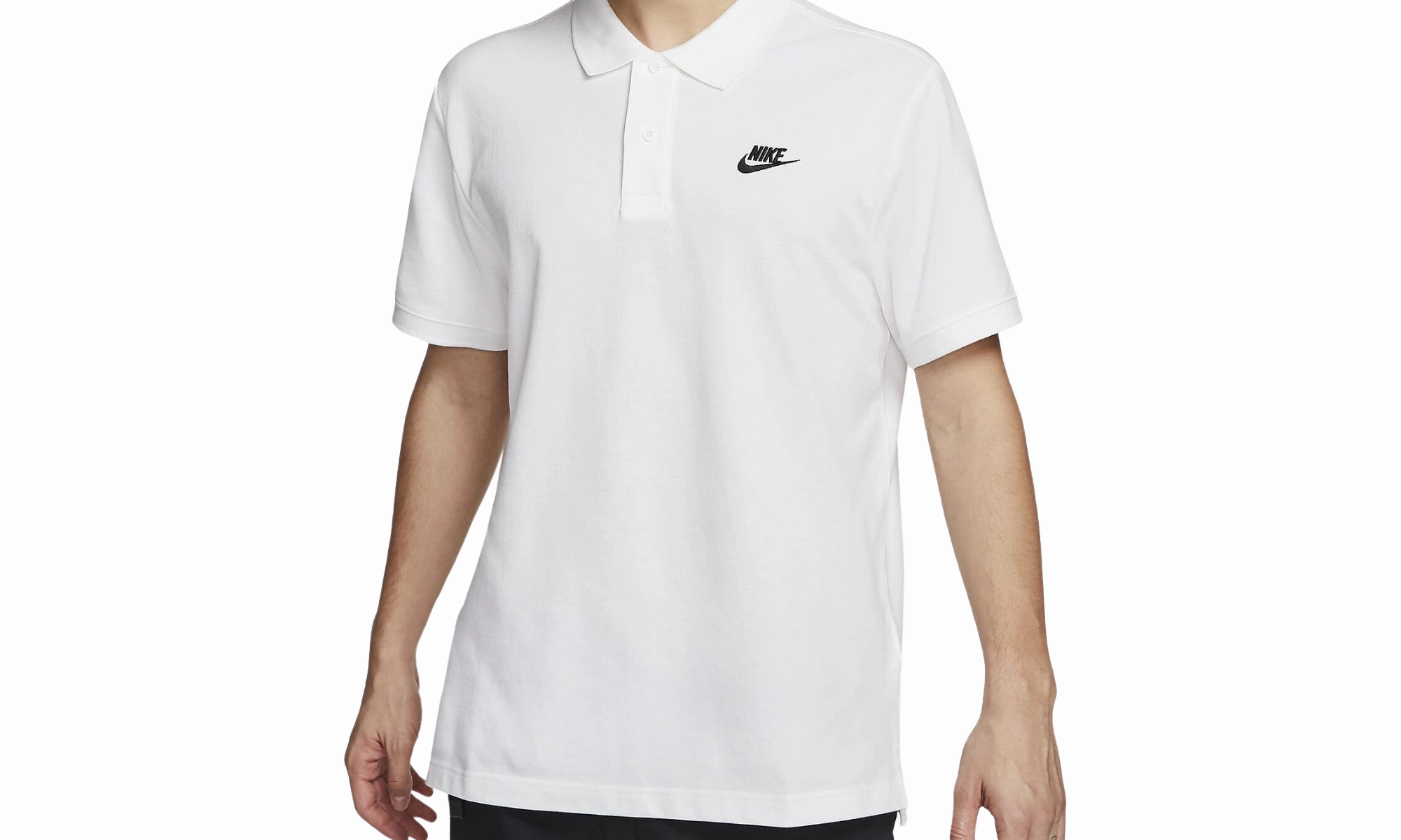 Sportswear Men's Polo "WHITE/BLACK"