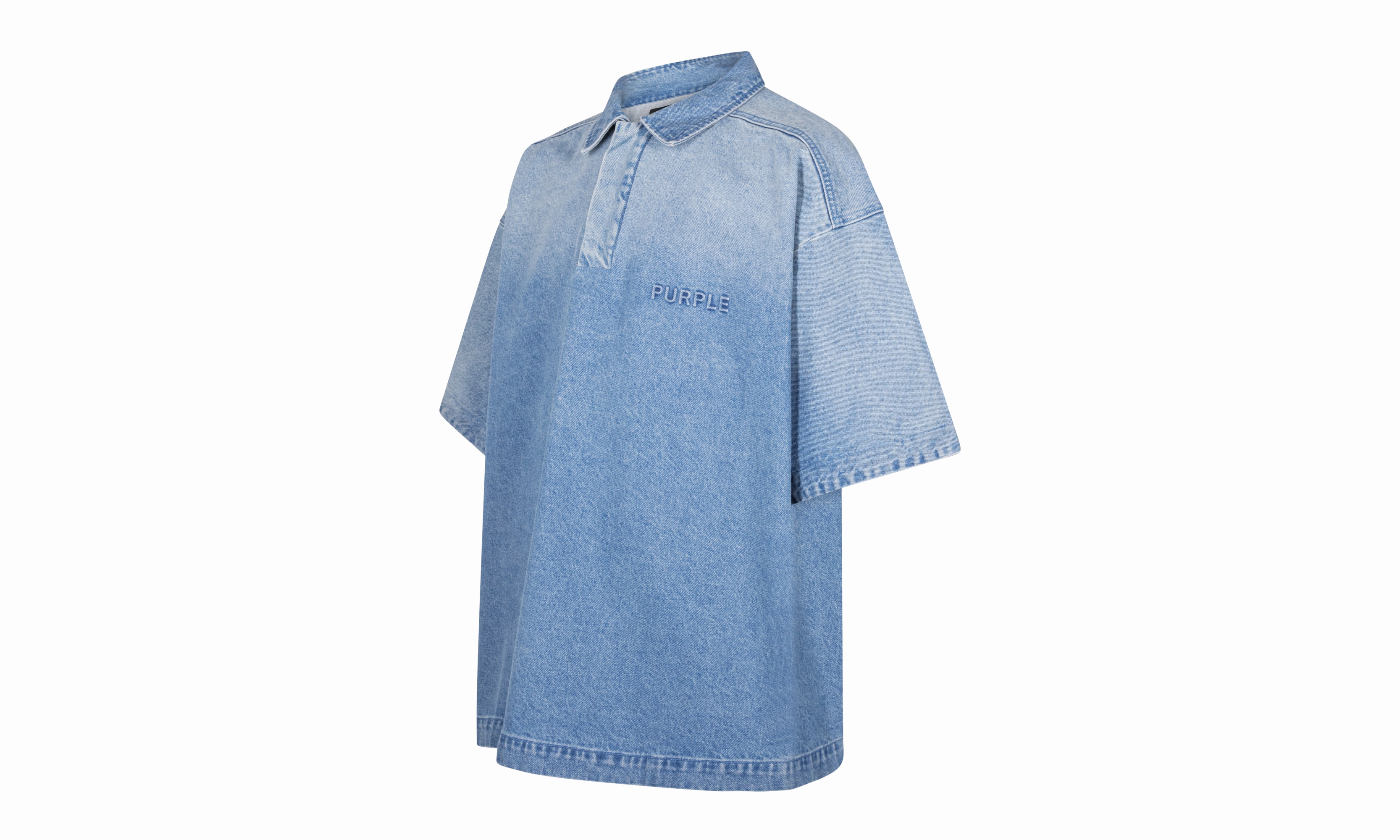 SS EMBOSS POLO "Blue"