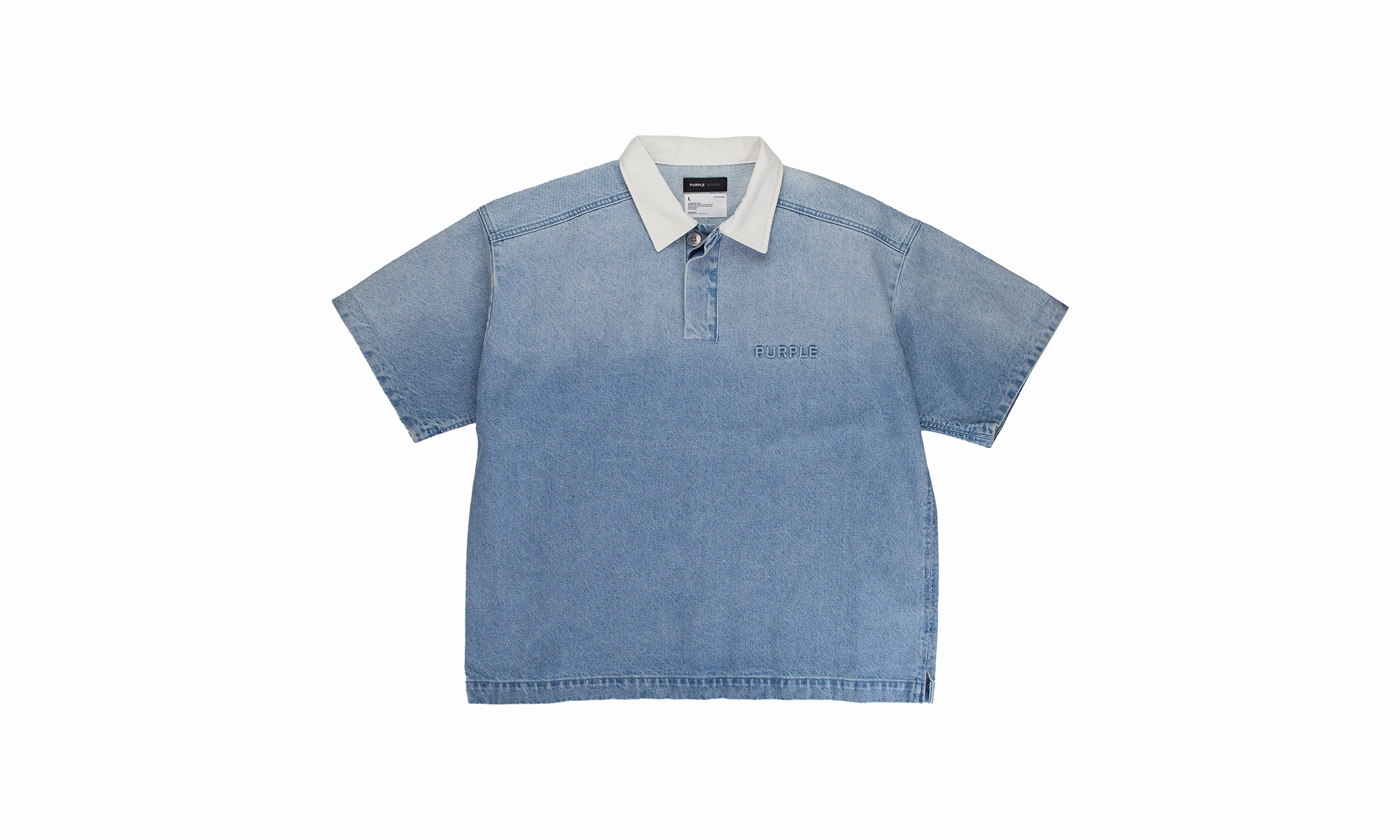 SS EMBOSS POLO "Blue"