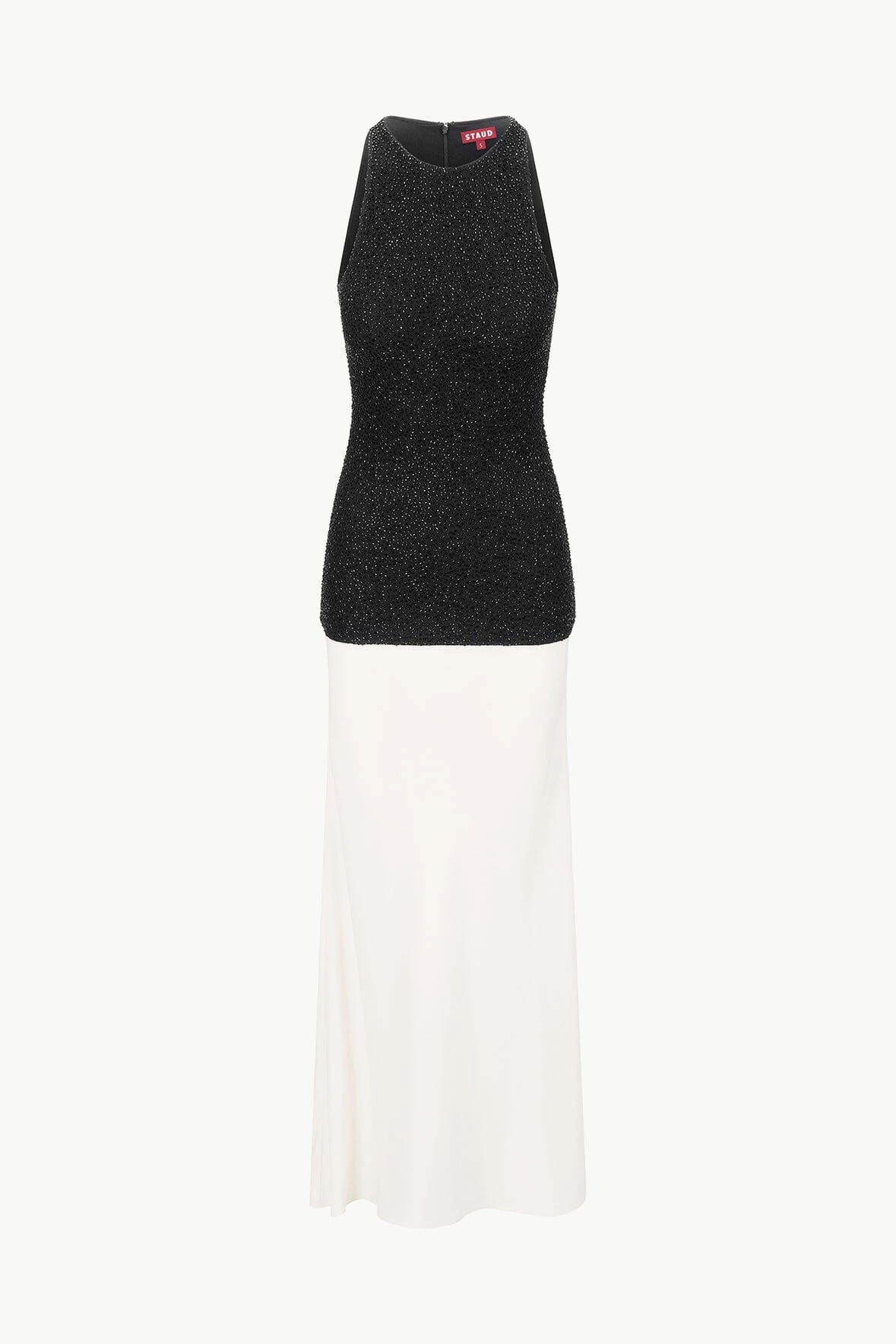 Staud - Gabrielle Dress in Black/Ivory