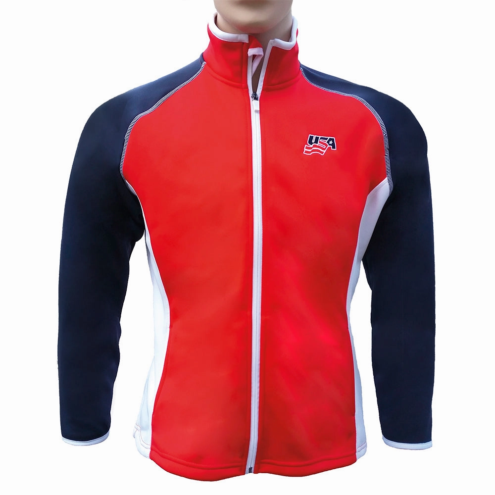 The Weather Apparel Co Polyflex Golf Jacket Red/Navy/White - FW19 Women