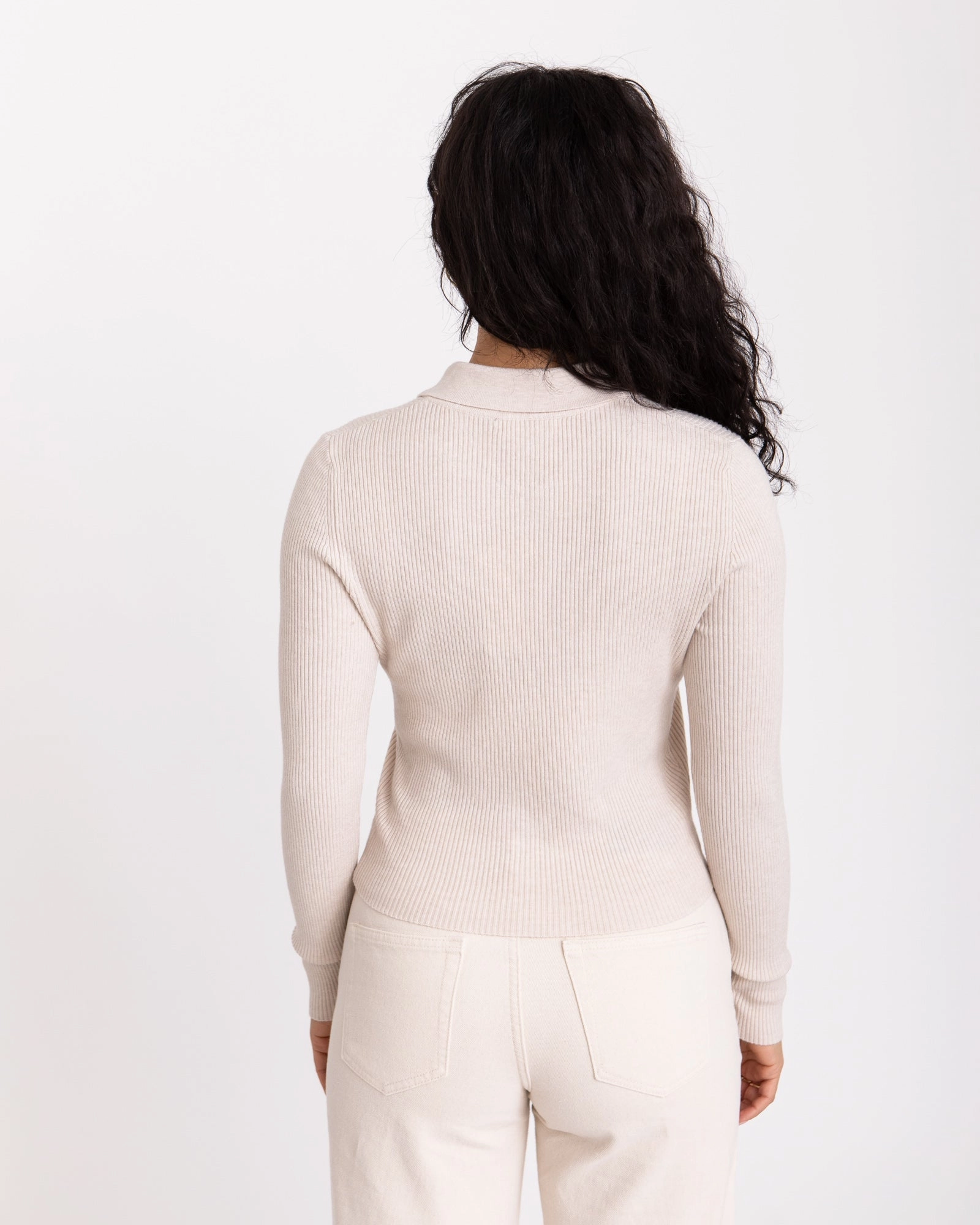 TILTIL Sisi Polo Knit Beige