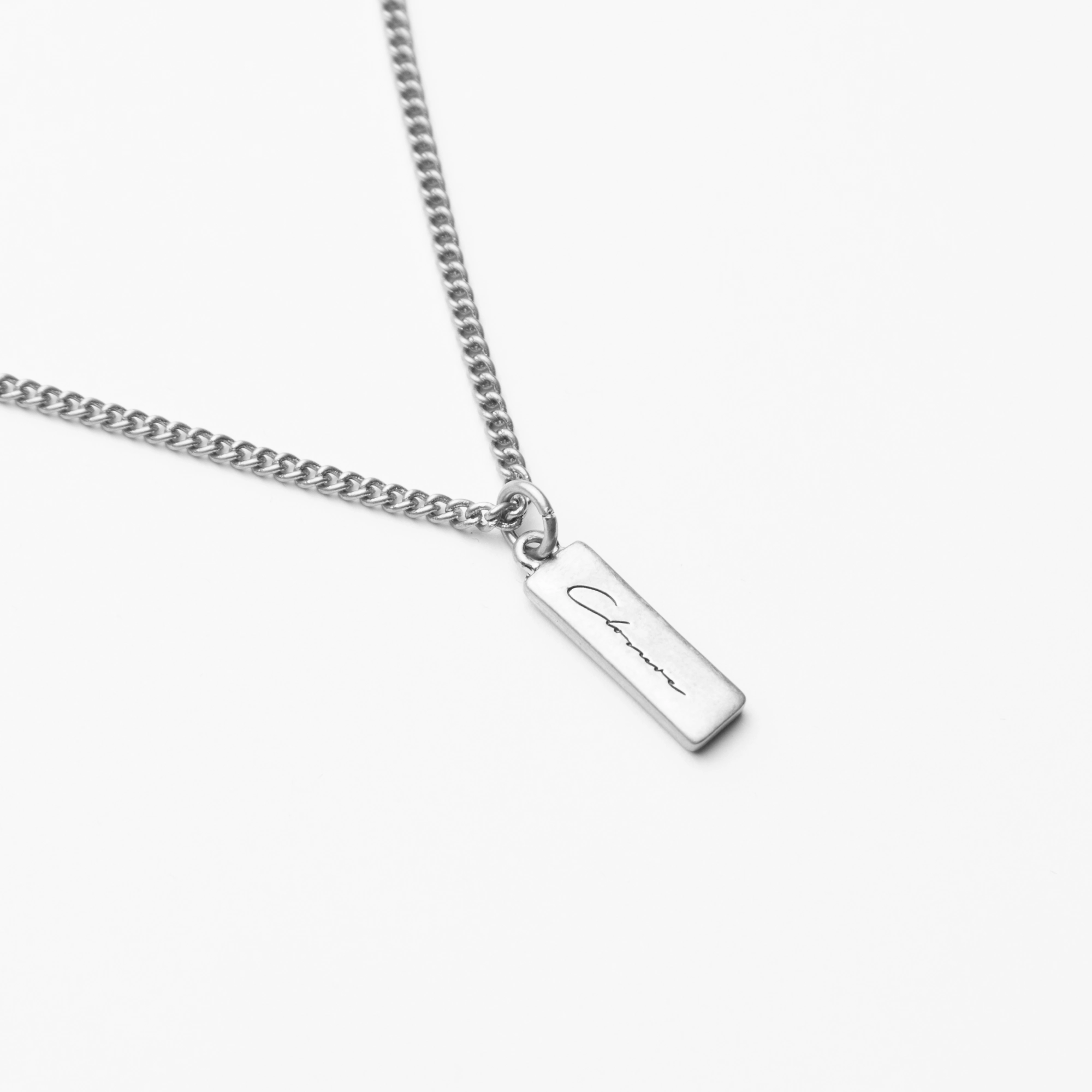 Totem Pendant Necklace | Silver