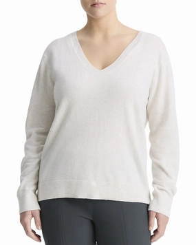 Vince Weekend V-Neck Cashmere Top