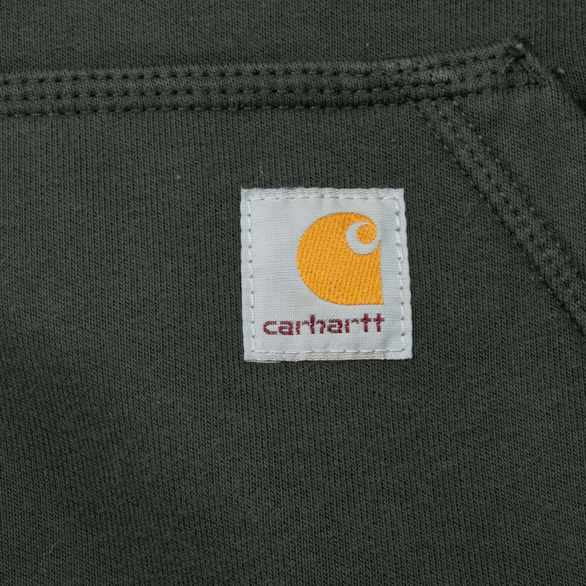 VINTAGE CARHARTT CLASSIC GREEN HOODIE SWEATSHIRT 2000S SIZE LARGE