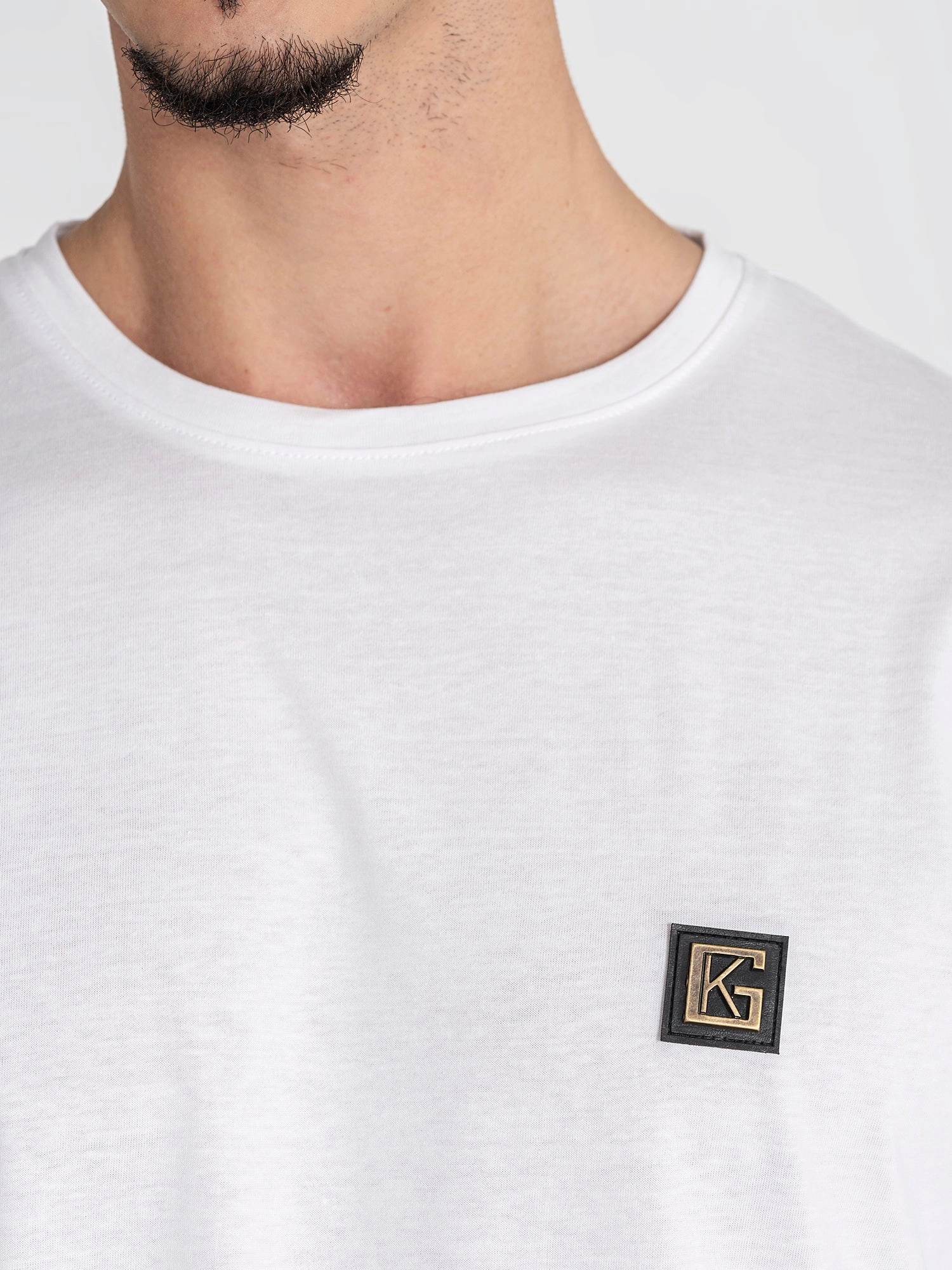 White GK Plaque Tee