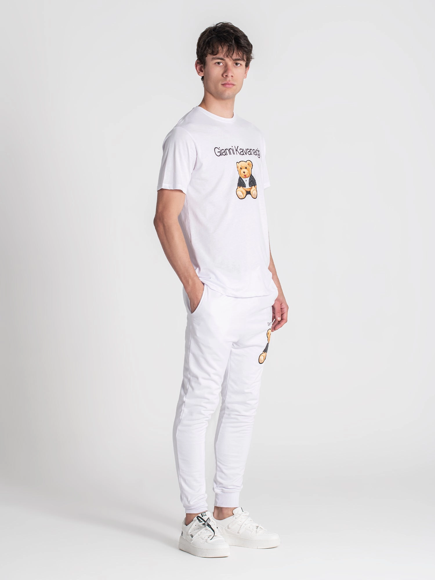 White GK Teddy Bear Tee