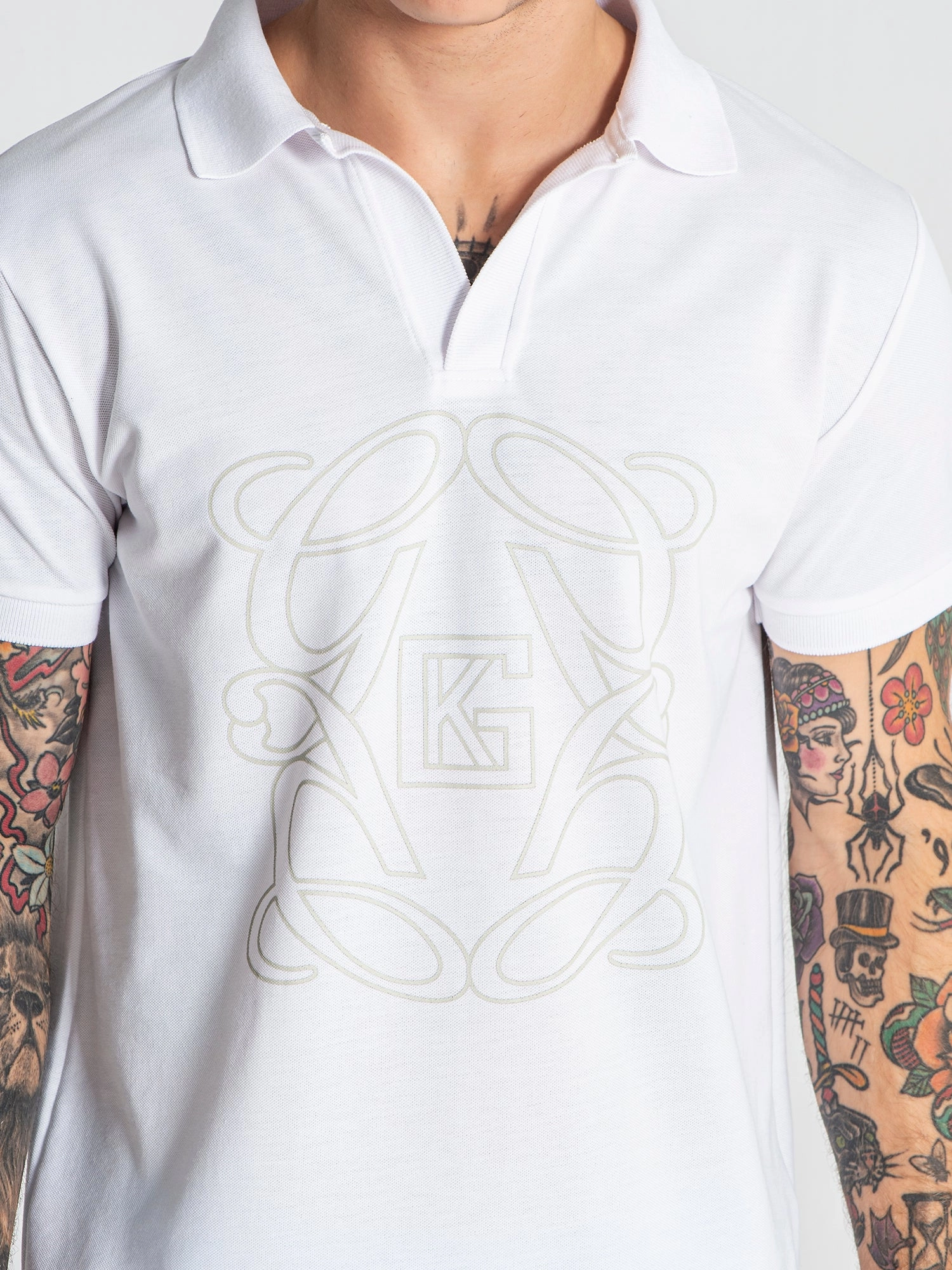 White Nouveau Polo