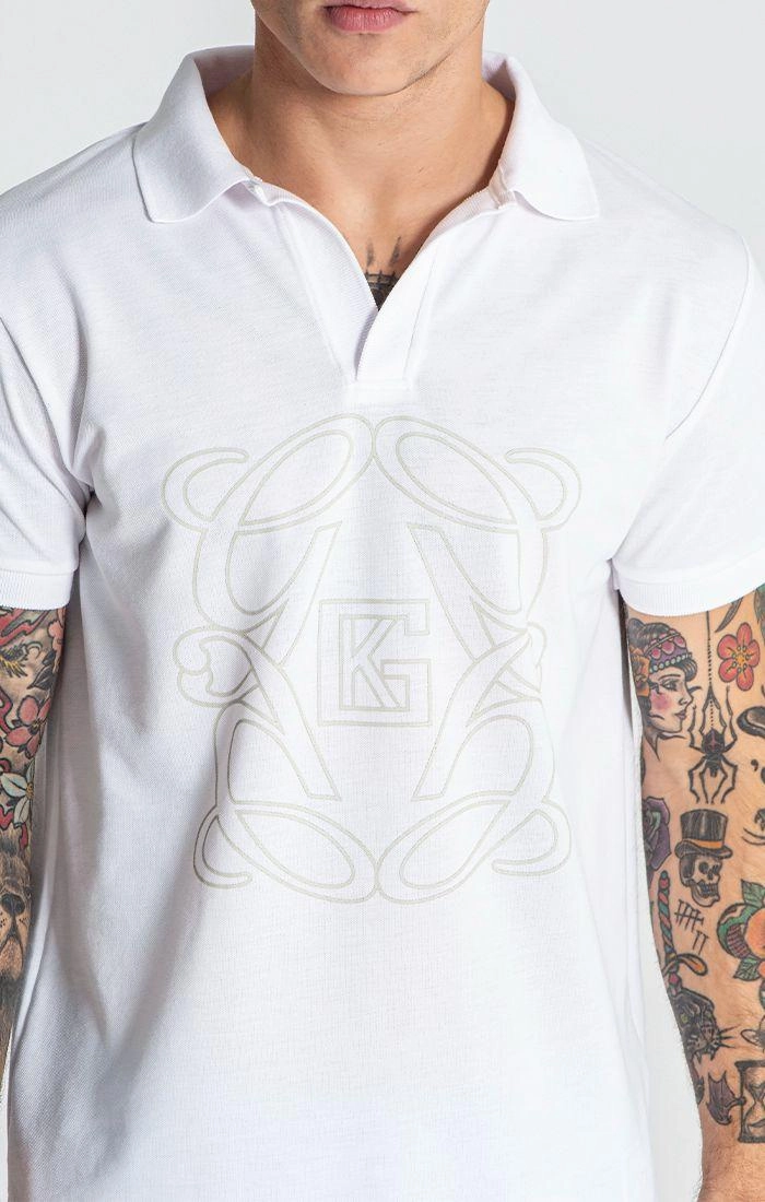 White Nouveau Polo