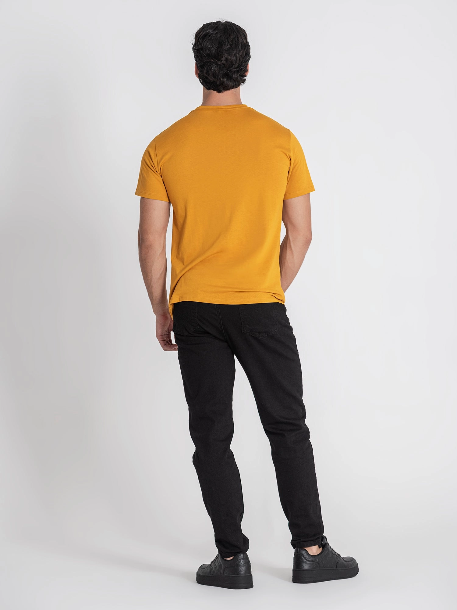 Yellow GK Plaque Tee
